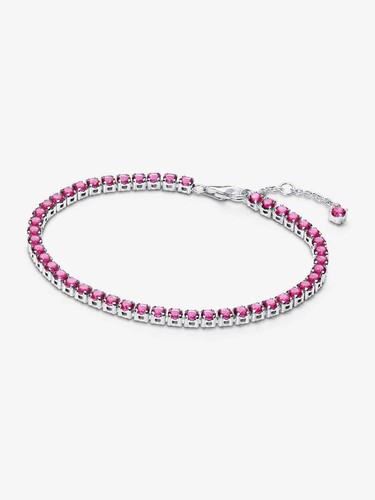 Bracciale pandora tennis rosa - pandora,