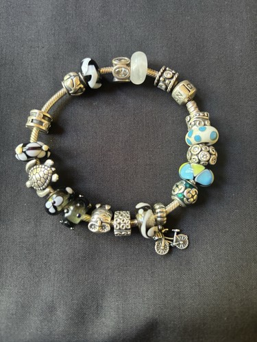 Bracciale pandora ciondoli - bracciale, pandora;
